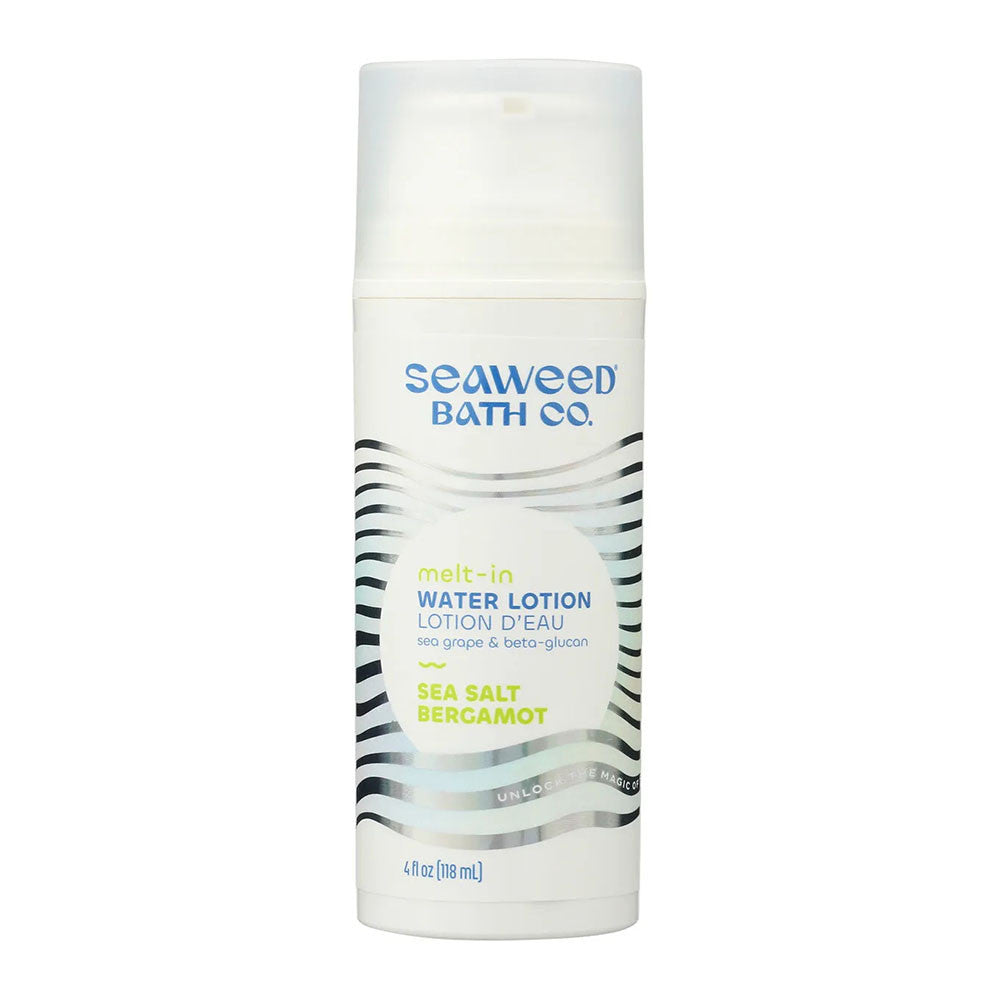The Seaweed Bath Co Melt-In Water Lotion, Sea Salt Bergamot, 4 Oz
